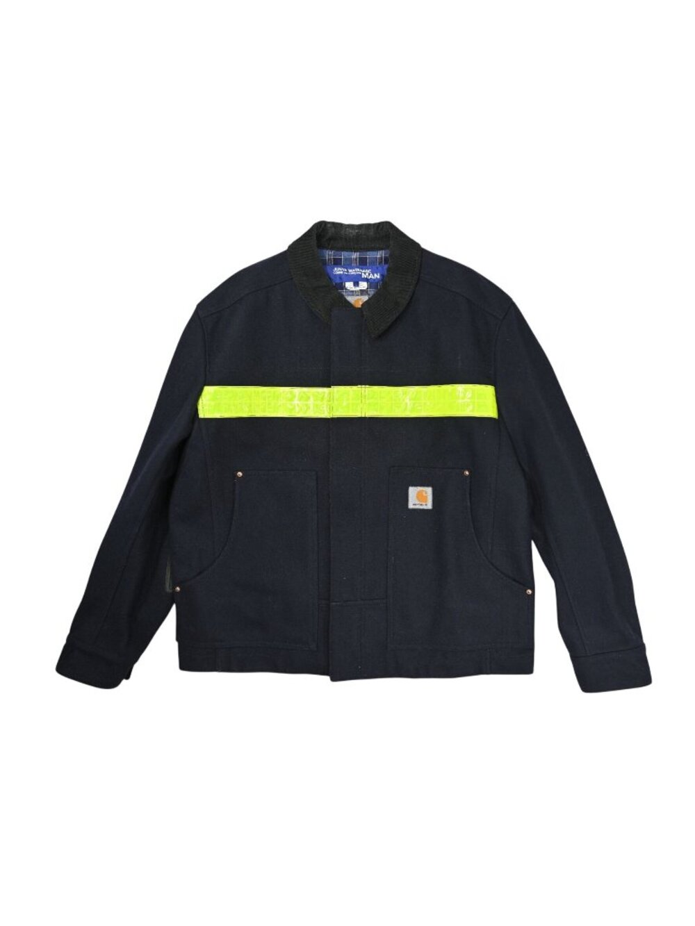 Junya Watanabe x Carhartt Reflector Work Jacket in Navy